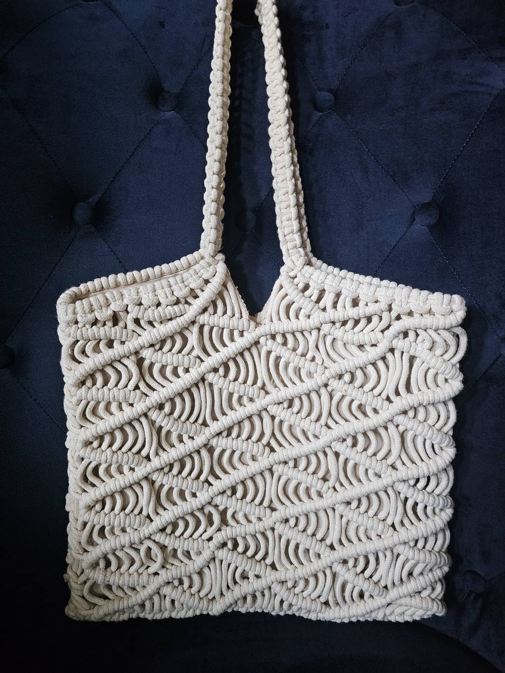 C&C california Cream Macramé Tote Bag – Women Bags